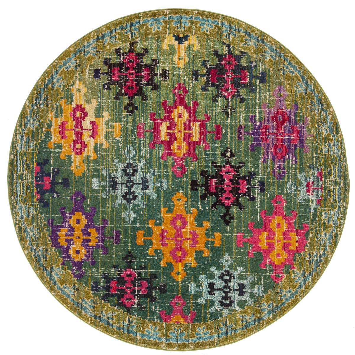 Safavieh Monaco 244 Rug, MNC244 - GREEN / MULTI