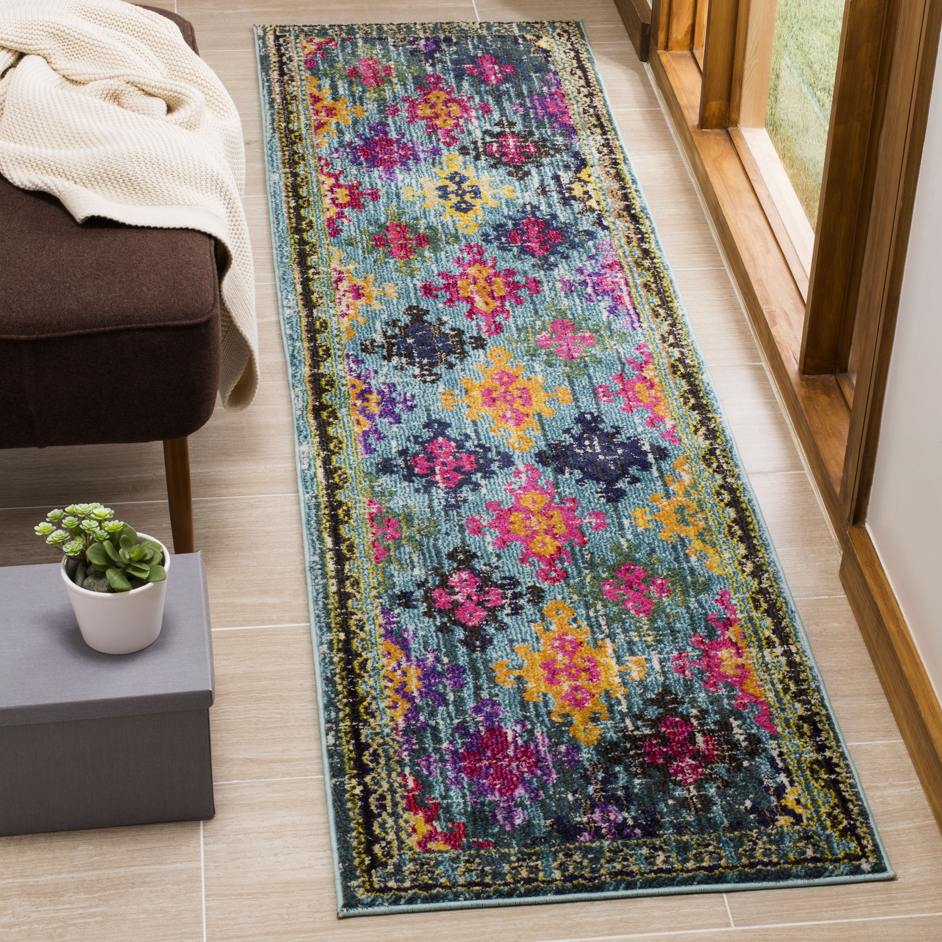 Safavieh Monaco 244 Rug, MNC244 - BLUE / MULTI