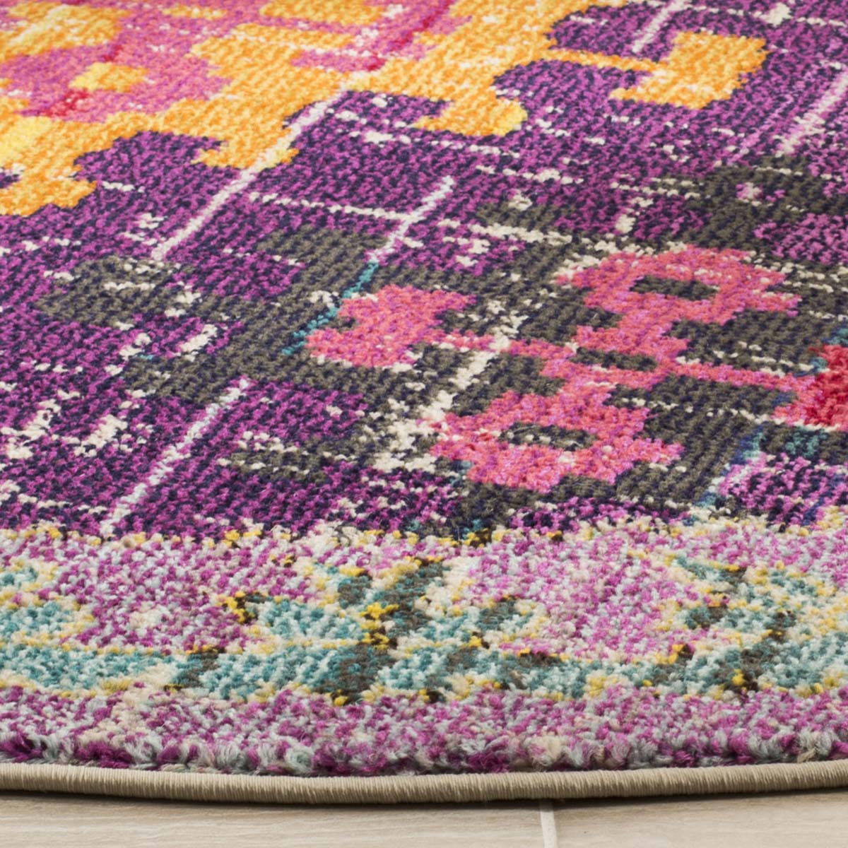 Safavieh Monaco 244 Rug, MNC244 - PURPLE / MULTI