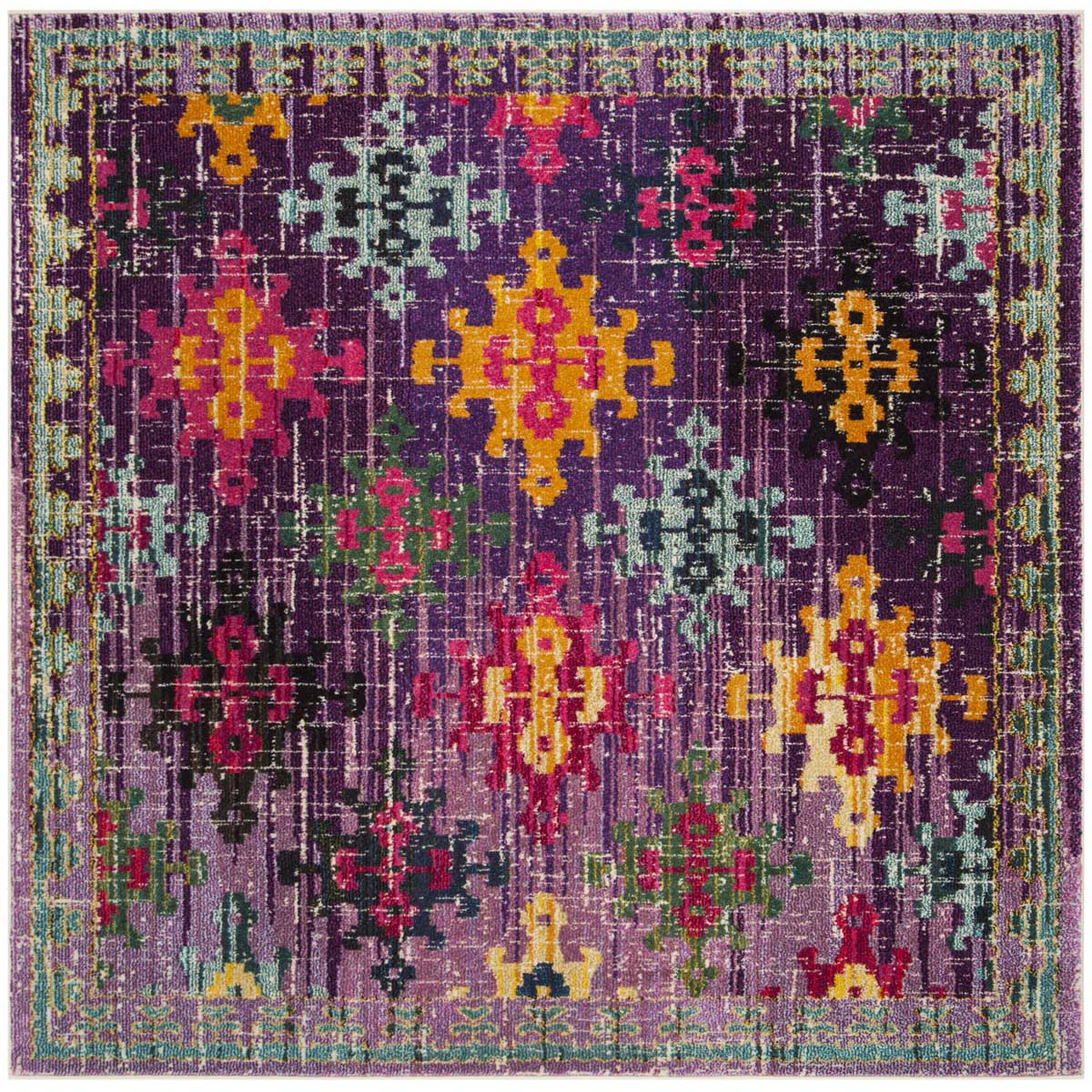 Safavieh Monaco 244 Rug, MNC244 - PURPLE / MULTI