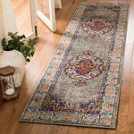 Safavieh Monaco 246 Rug, MNC246 - VIOLET / LIGHT BLUE