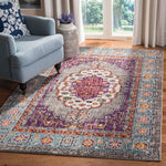 Safavieh Monaco 246 Rug, MNC246 - VIOLET / LIGHT BLUE