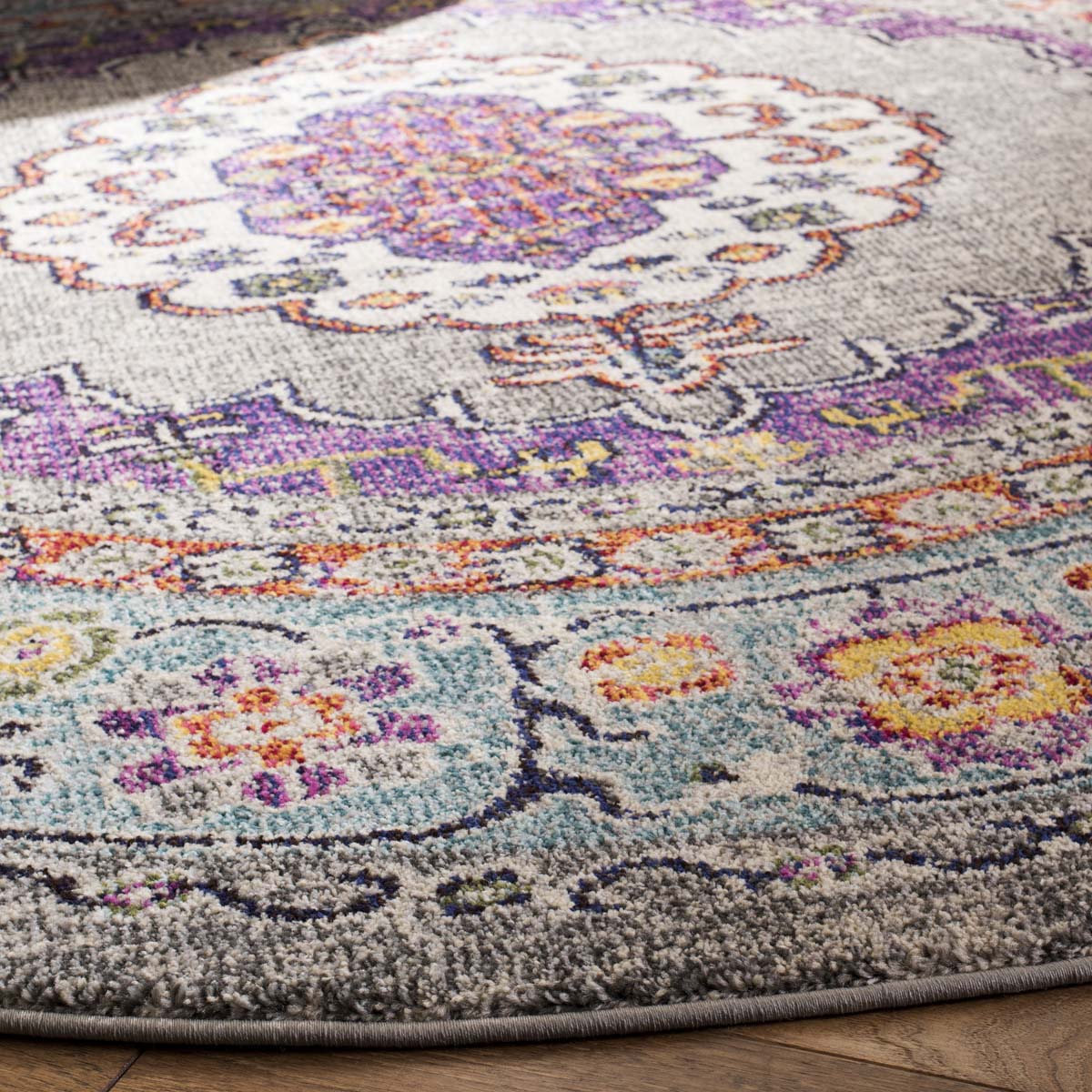 Safavieh Monaco 246 Rug, MNC246 - VIOLET / LIGHT BLUE