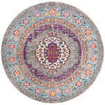 Safavieh Monaco 246 Rug, MNC246 - VIOLET / LIGHT BLUE