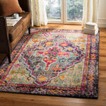 Safavieh Monaco 247 Rug, MNC247 - GREY / FUCHSIA
