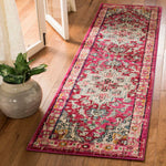 Safavieh Monaco 250 Rug, MNC250 - FUCHSIA / LIGHT BLUE