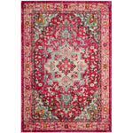 Safavieh Monaco 250 Rug, MNC250 - FUCHSIA / LIGHT BLUE