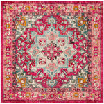 Safavieh Monaco 250 Rug, MNC250 - FUCHSIA / LIGHT BLUE
