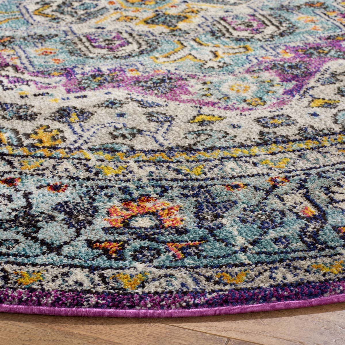 Safavieh Monaco 251 Rug, MNC251 - VIOLET / LIGHT BLUE