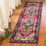 Safavieh Monaco 253 Rug, MNC253 - FUCHSIA / GREY