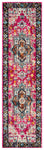 Safavieh Monaco 253 Rug, MNC253 - FUCHSIA / GREY