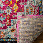 Safavieh Monaco 253 Rug, MNC253 - FUCHSIA / GREY