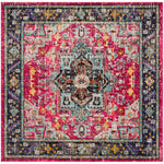Safavieh Monaco 253 Rug, MNC253 - FUCHSIA / GREY