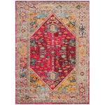 Safavieh Monaco 256 Rug, MNC256 - FUCHSIA / LIGHT GREY