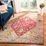 Safavieh Monaco 256 Rug, MNC256 - FUCHSIA / LIGHT GREY