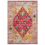 Safavieh Monaco 256 Rug, MNC256 - FUCHSIA / LIGHT GREY