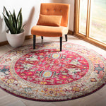 Safavieh Monaco 256 Rug, MNC256 - FUCHSIA / LIGHT GREY