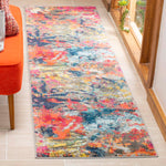 Safavieh Monaco 258 Rug, MNC258 - BLUE / ORANGE