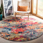Safavieh Monaco 258 Rug, MNC258 - BLUE / ORANGE