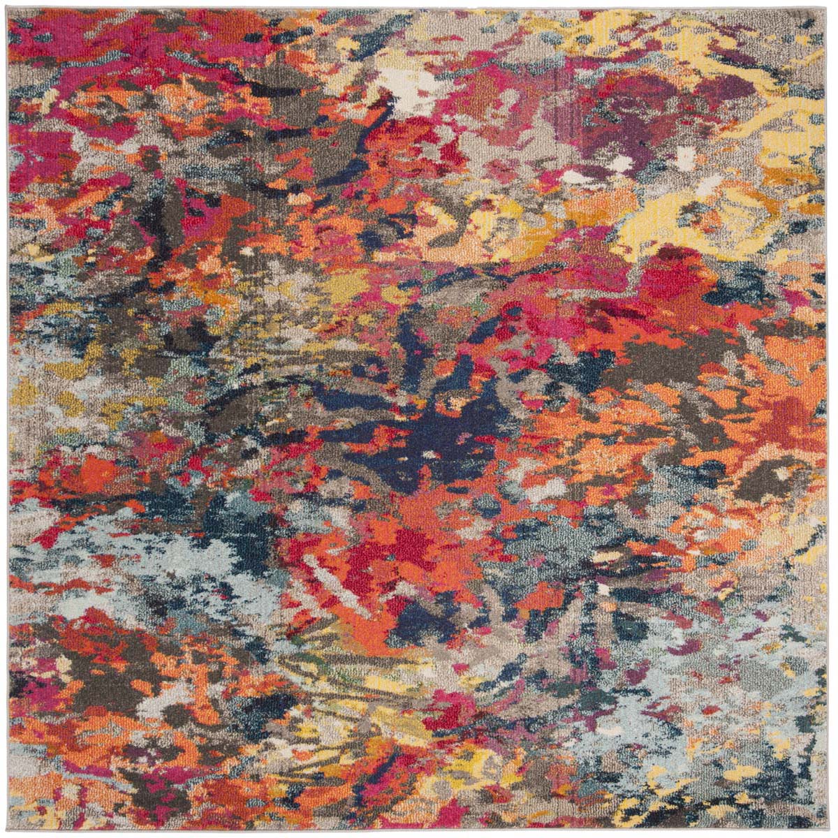 Safavieh Monaco 258 Rug, MNC258 - BLUE / ORANGE