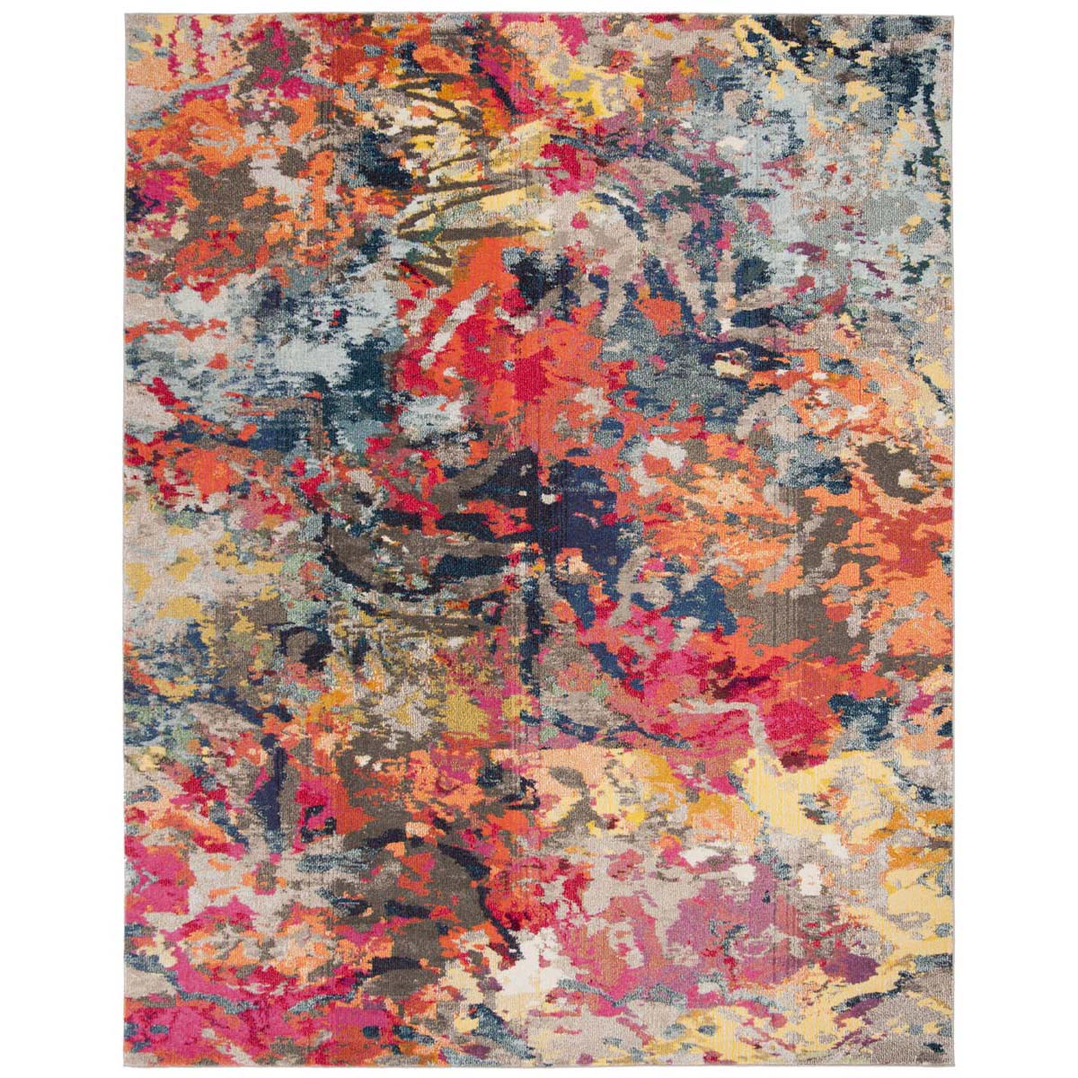 Safavieh Monaco 258 Rug, MNC258 - BLUE / ORANGE
