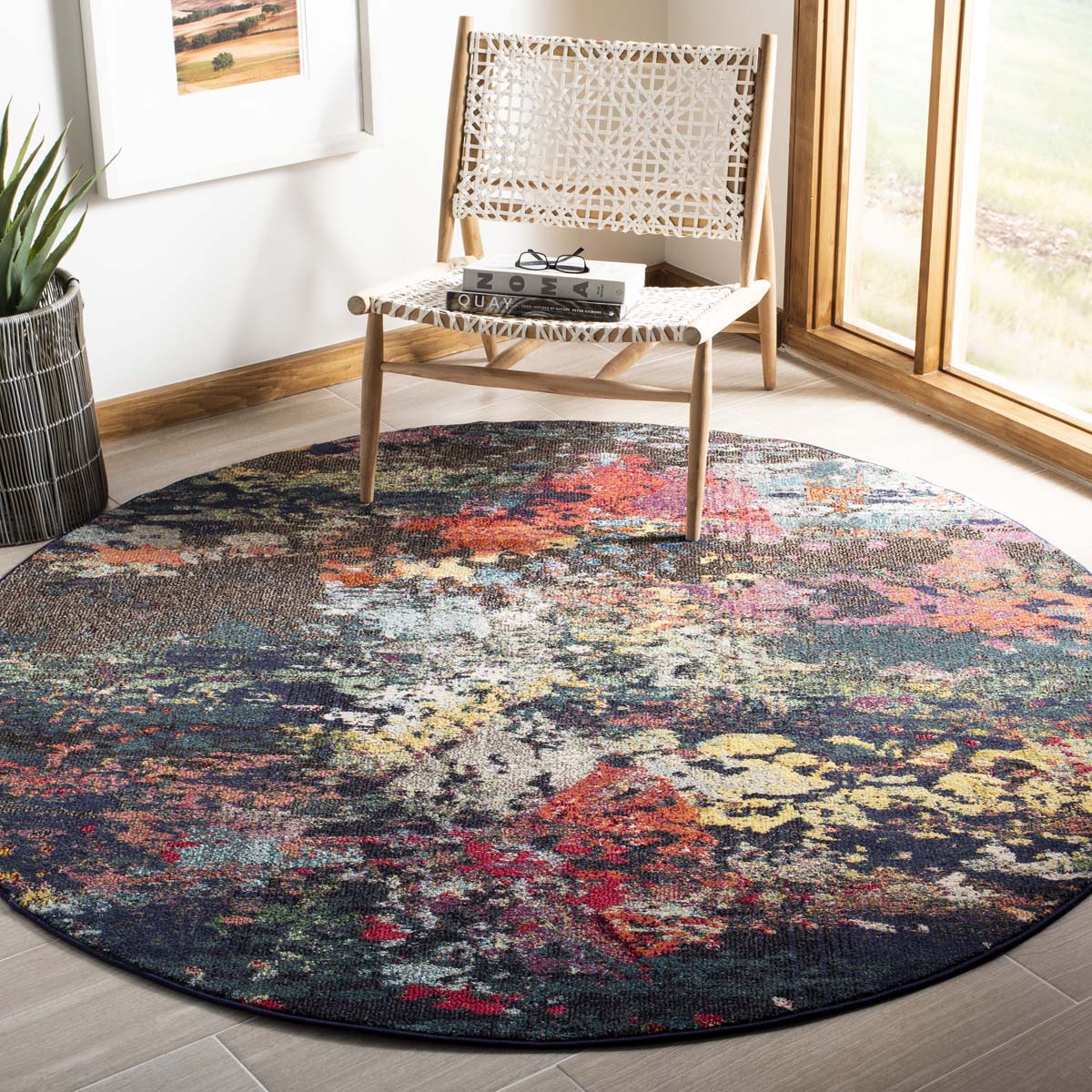 Safavieh Monaco 260 Rug, MNC260 - BROWN / TEAL