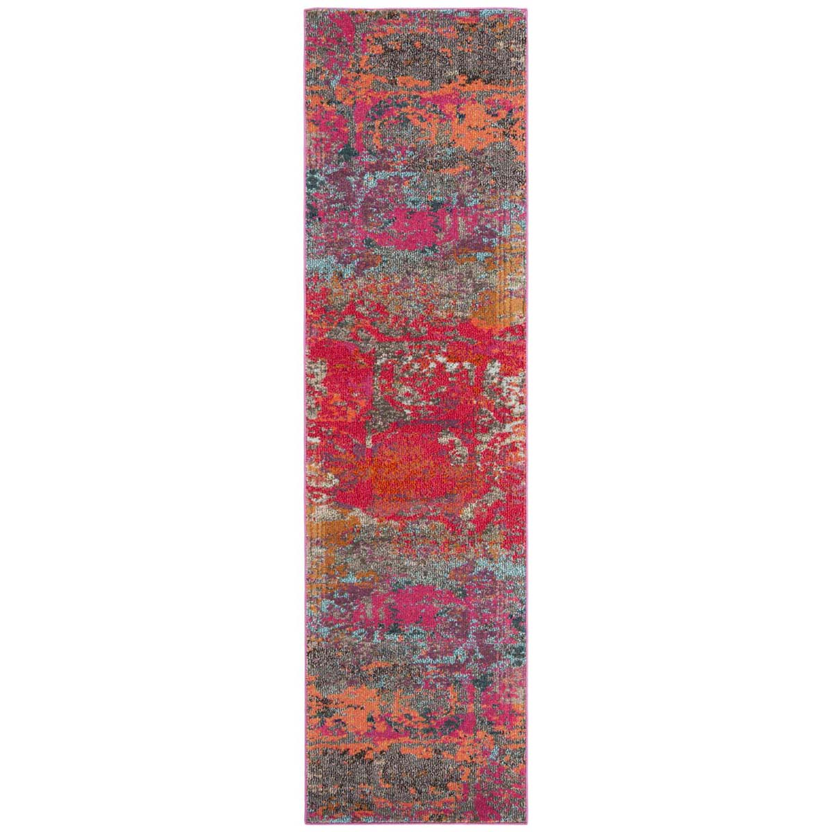 Safavieh Monaco 261 Rug, MNC261 - FUCHSIA / BLUE
