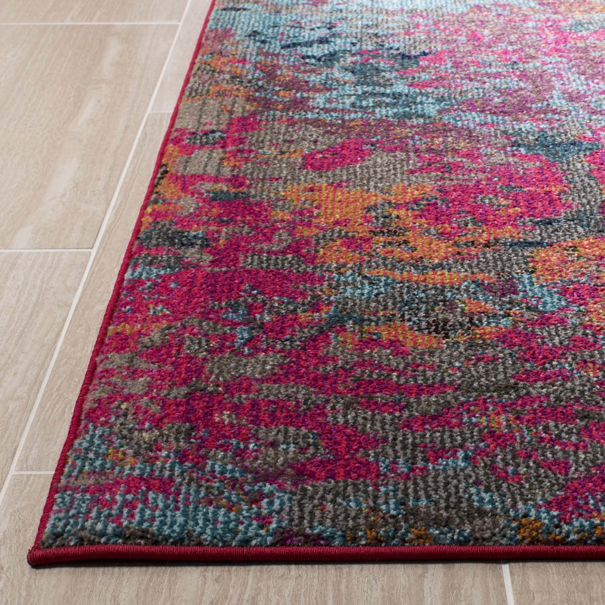 Safavieh Monaco 261 Rug, MNC261 - FUCHSIA / BLUE