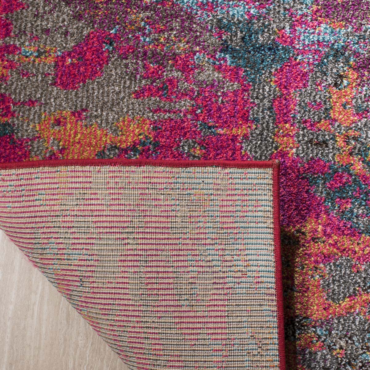 Safavieh Monaco 261 Rug, MNC261 - FUCHSIA / BLUE