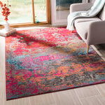 Safavieh Monaco 261 Rug, MNC261 - FUCHSIA / BLUE
