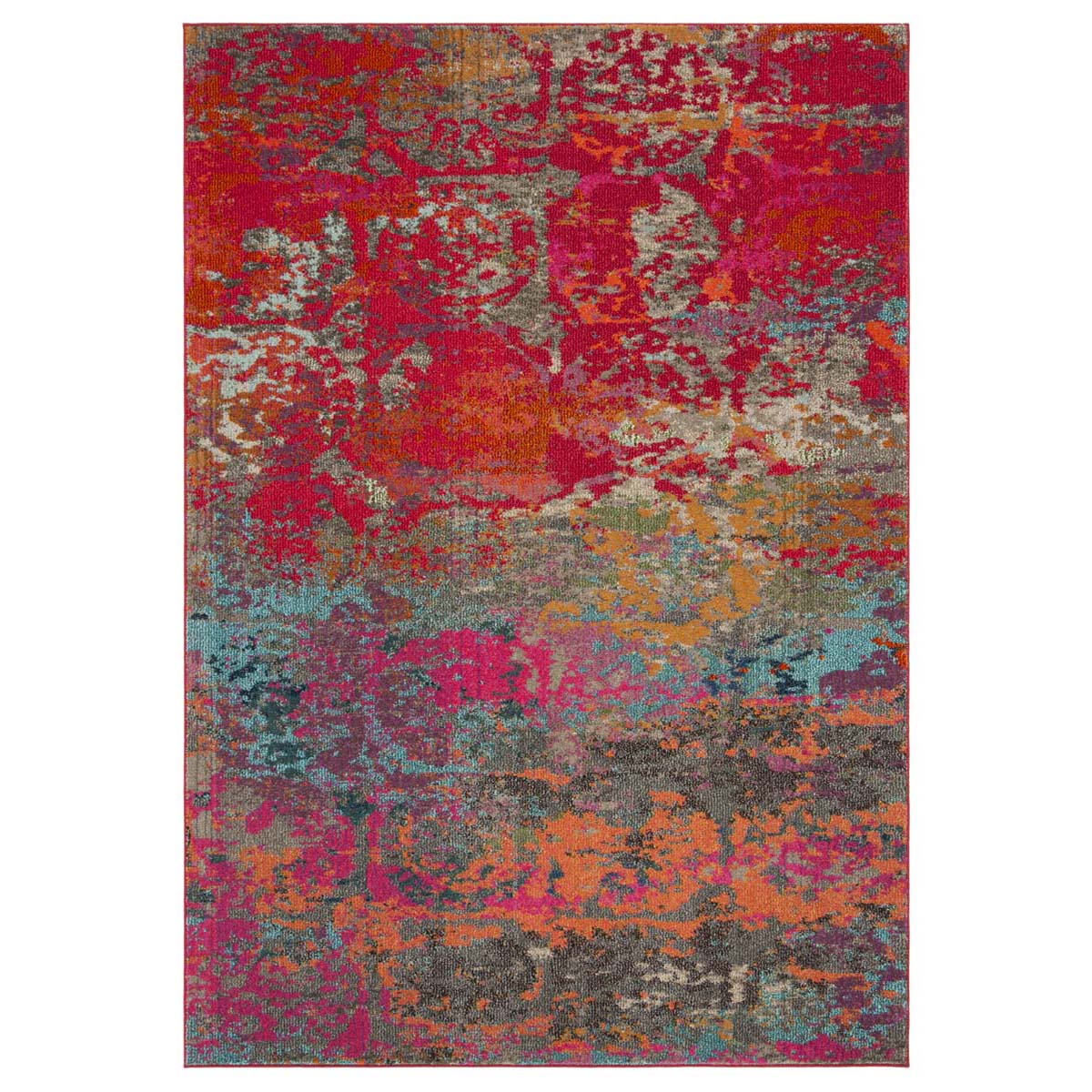 Safavieh Monaco 261 Rug, MNC261 - FUCHSIA / BLUE