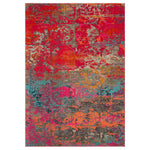 Safavieh Monaco 261 Rug, MNC261 - FUCHSIA / BLUE