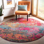 Safavieh Monaco 261 Rug, MNC261 - FUCHSIA / BLUE