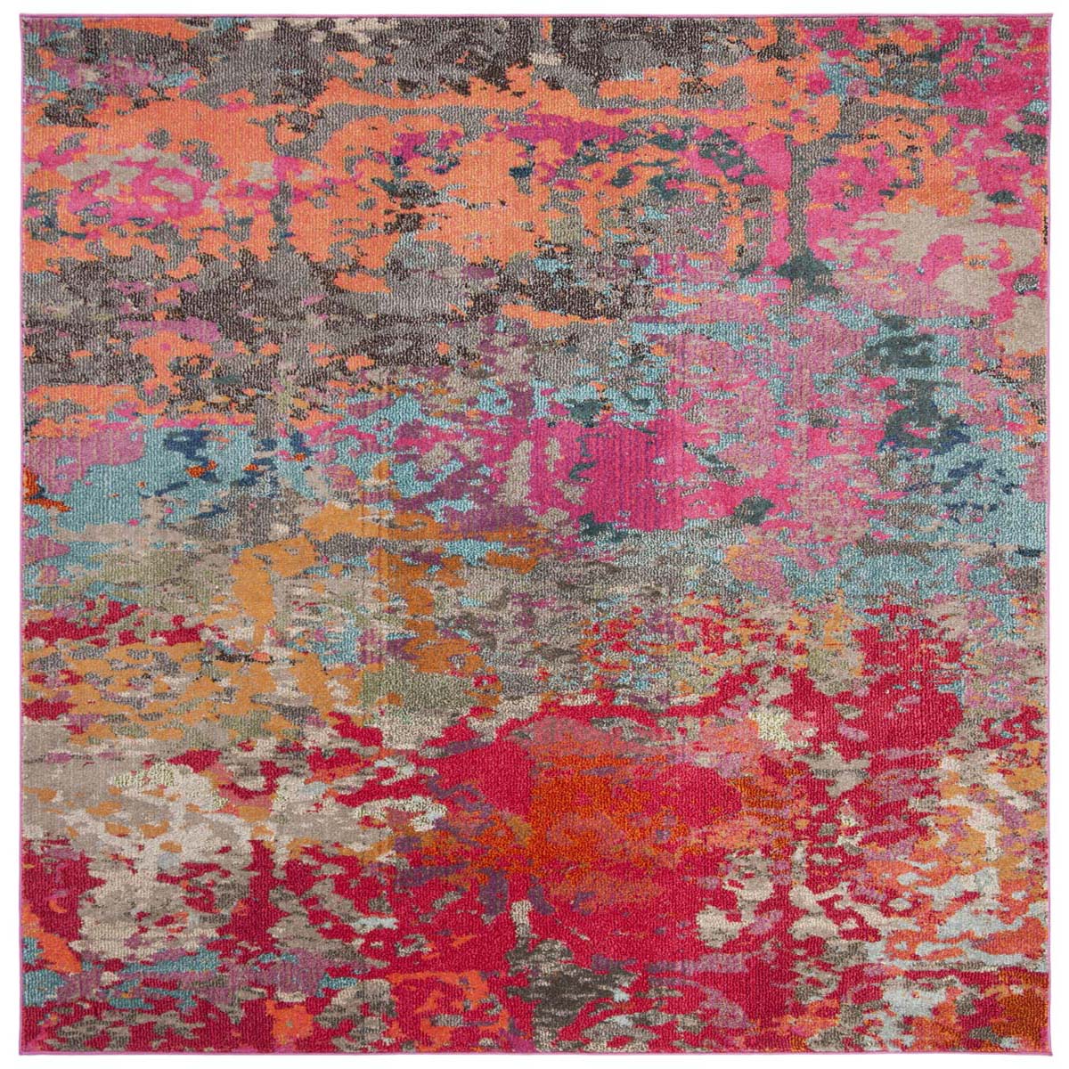 Safavieh Monaco 261 Rug, MNC261 - FUCHSIA / BLUE