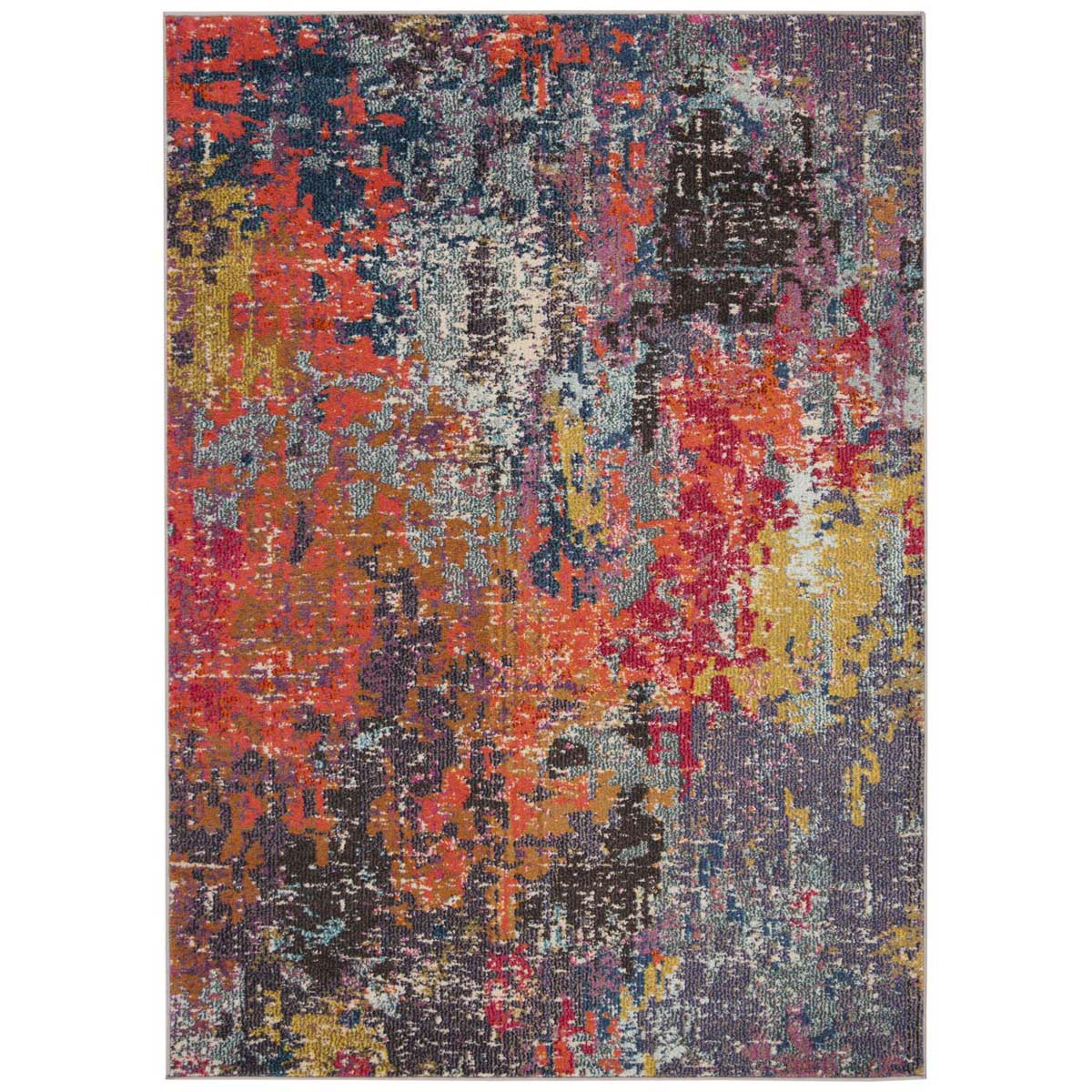 Safavieh Monaco 266 Rug, MNC266 - BLUE / ORANGE