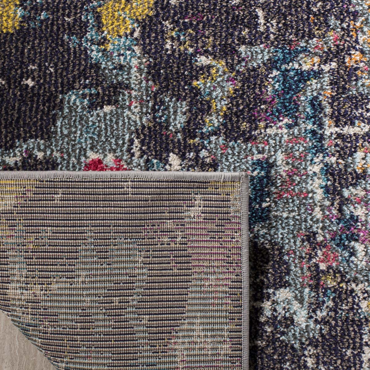 Safavieh Monaco 266 Rug, MNC266 - BLUE / ORANGE