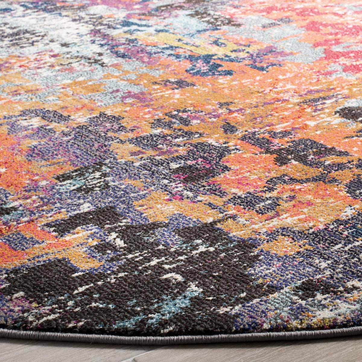 Safavieh Monaco 266 Rug, MNC266 - BLUE / ORANGE