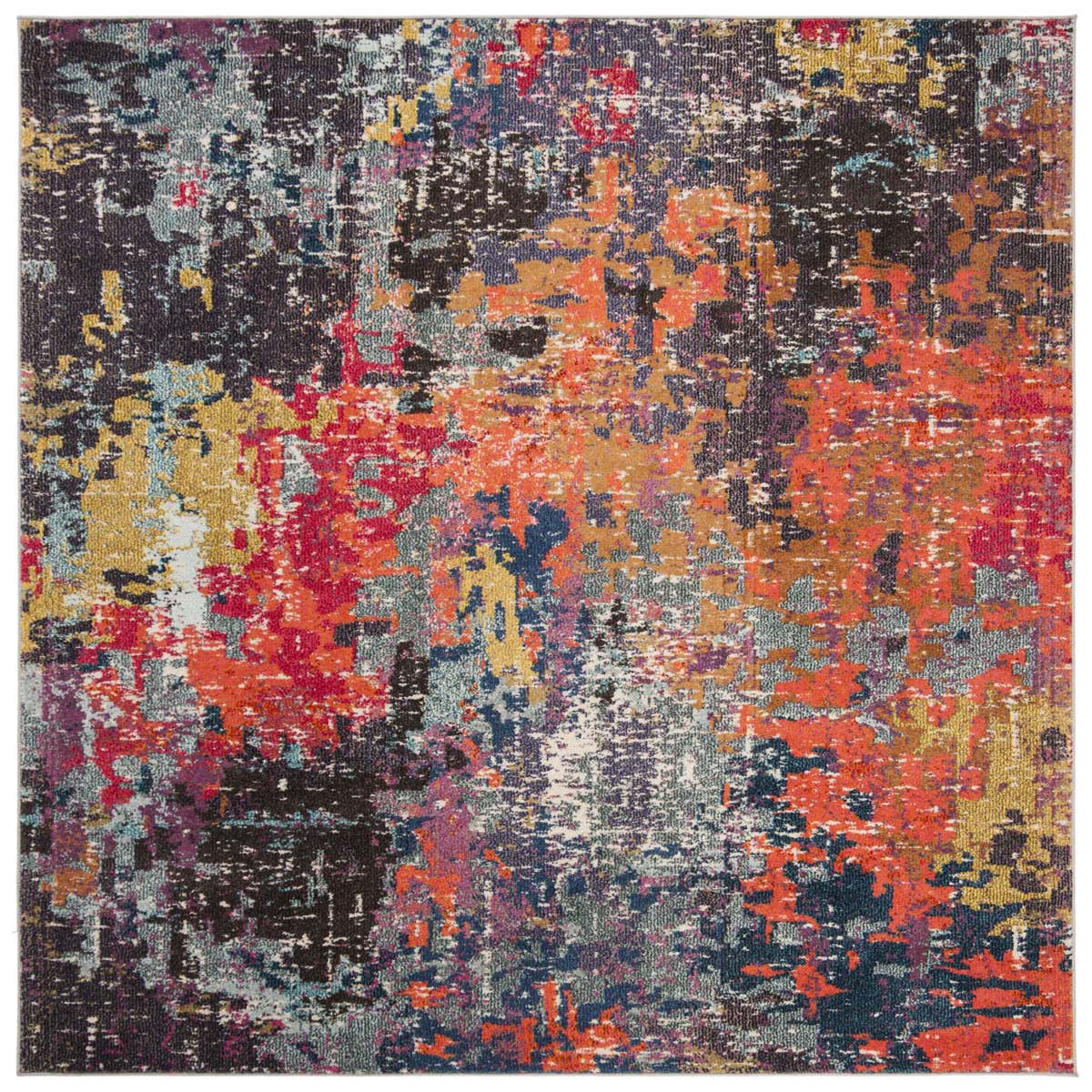 Safavieh Monaco 266 Rug, MNC266 - BLUE / ORANGE