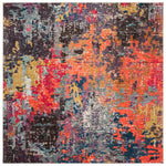 Safavieh Monaco 266 Rug, MNC266 - BLUE / ORANGE