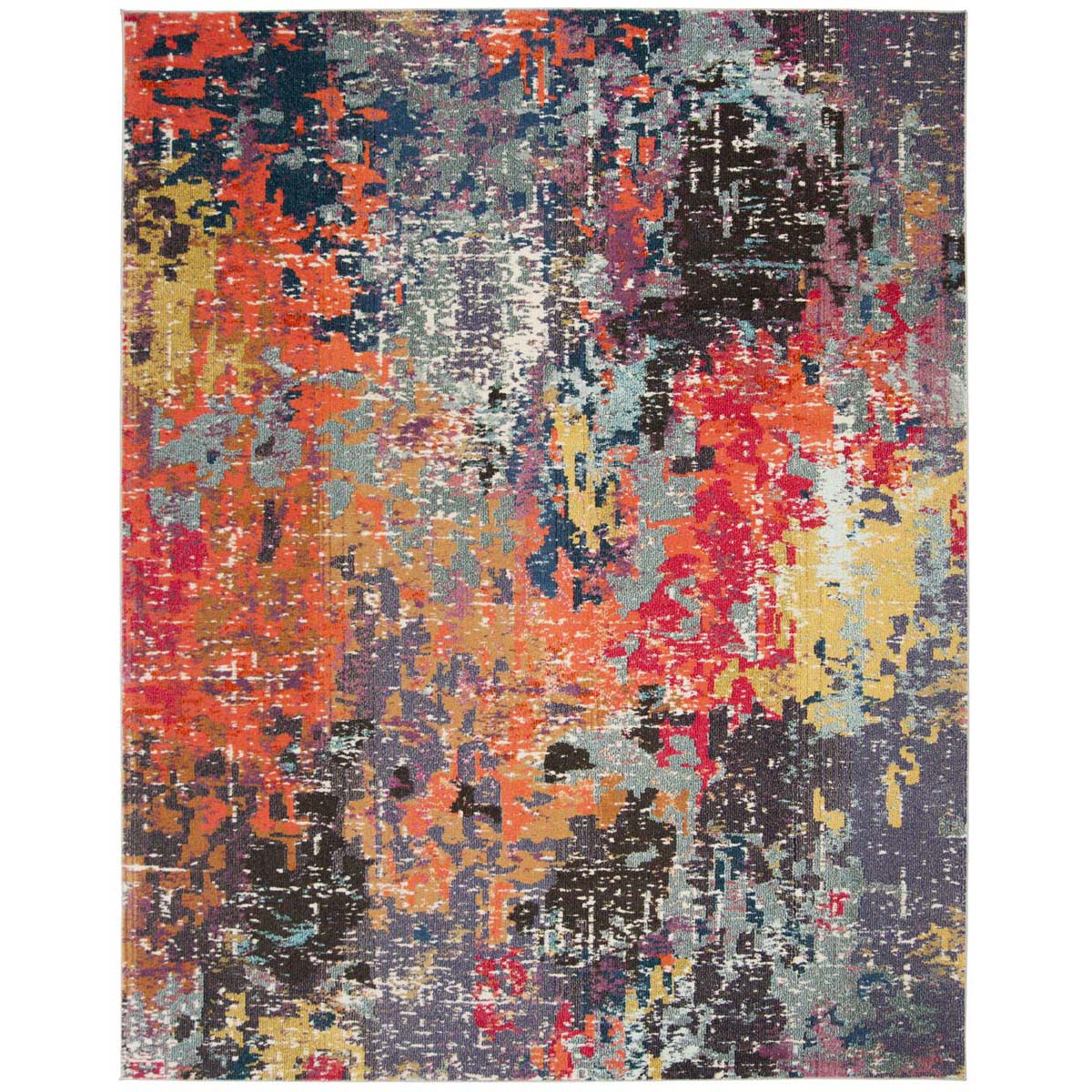 Safavieh Monaco 266 Rug, MNC266 - BLUE / ORANGE
