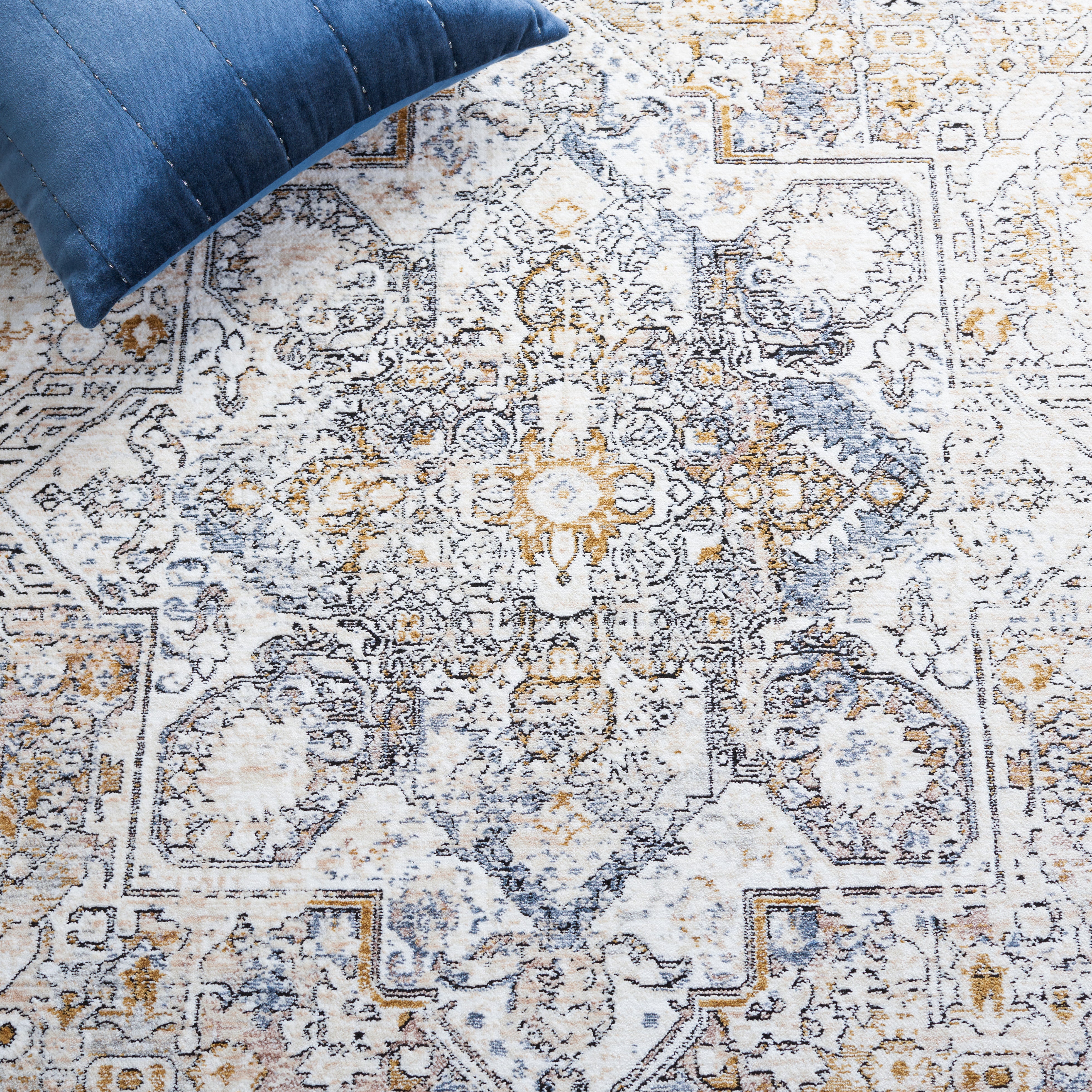 Safavieh Moondust 652 Rug, MND652 - Ivory / Blue