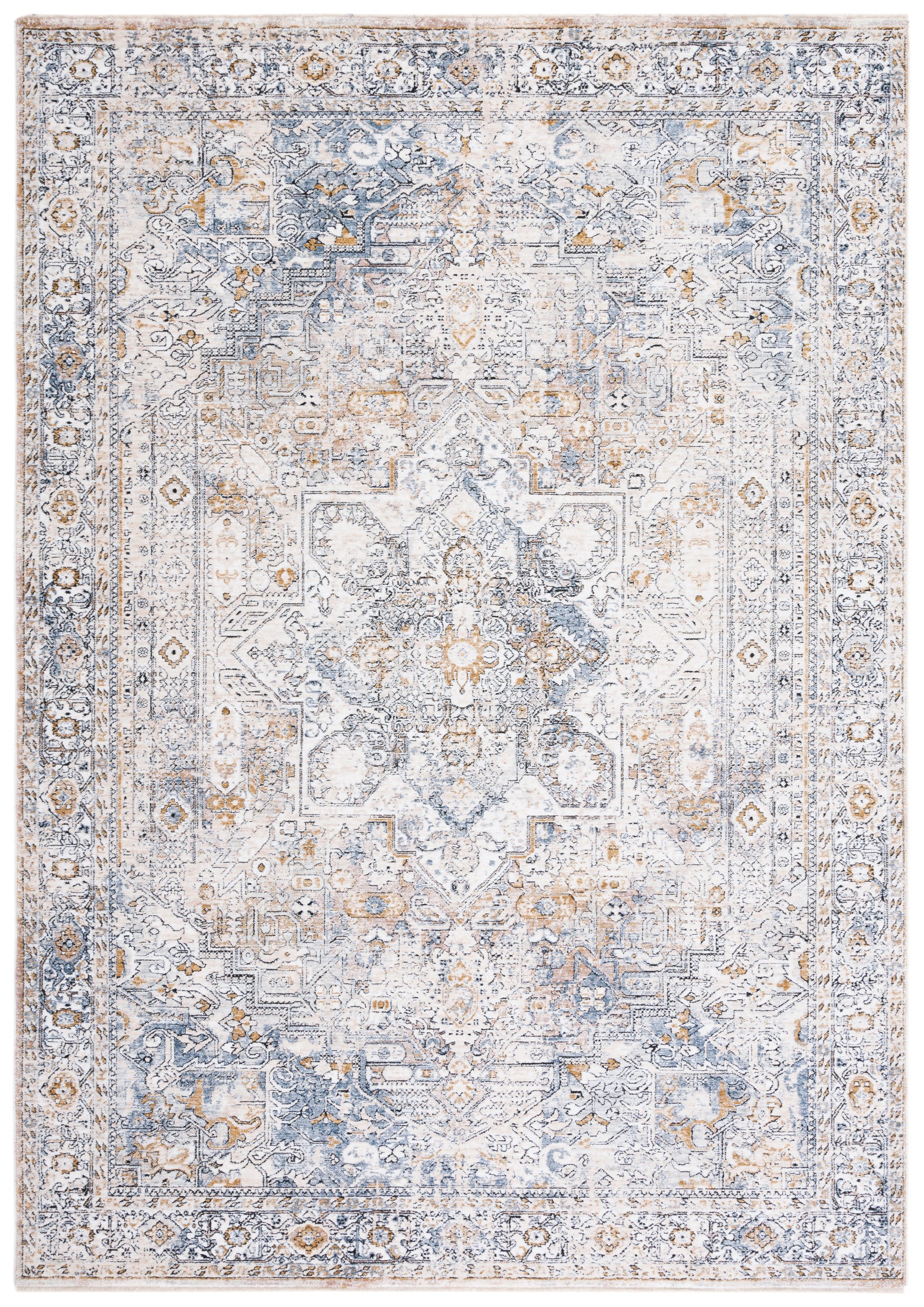 Safavieh Moondust 652 Rug, MND652 - Ivory / Blue