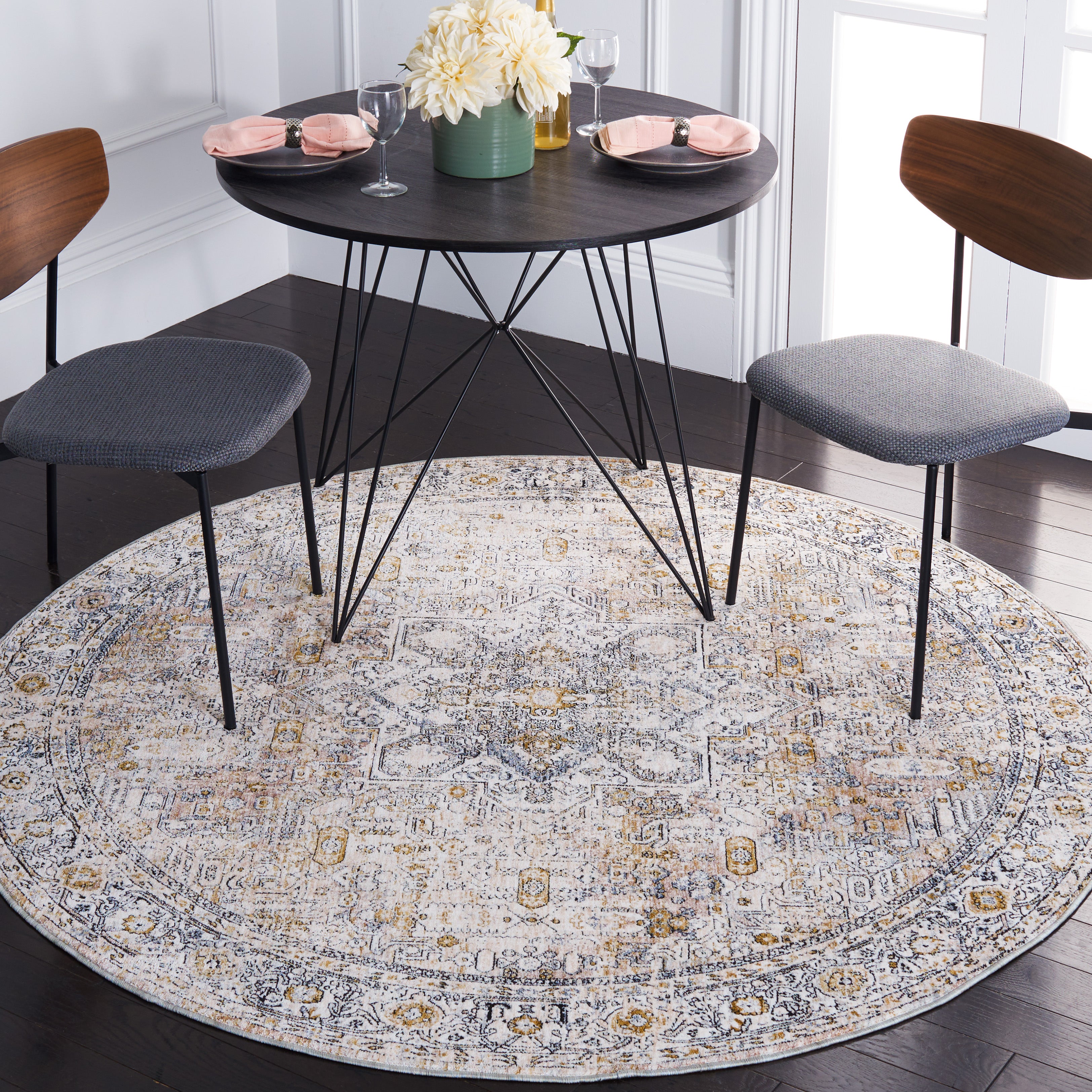 Safavieh Moondust 652 Rug, MND652 - Ivory / Blue