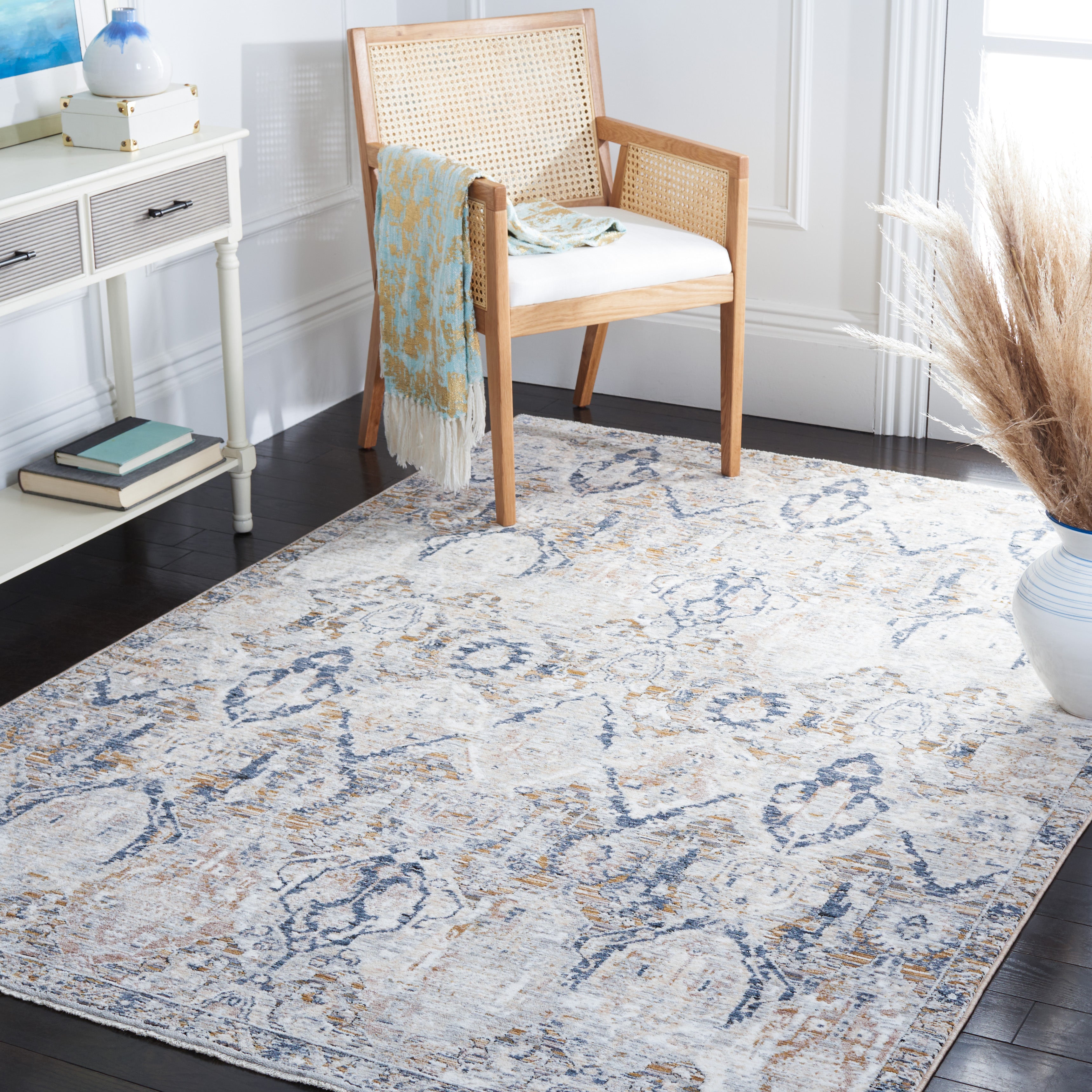 Safavieh Moondust 654 Rug, MND654 - Grey / Blue