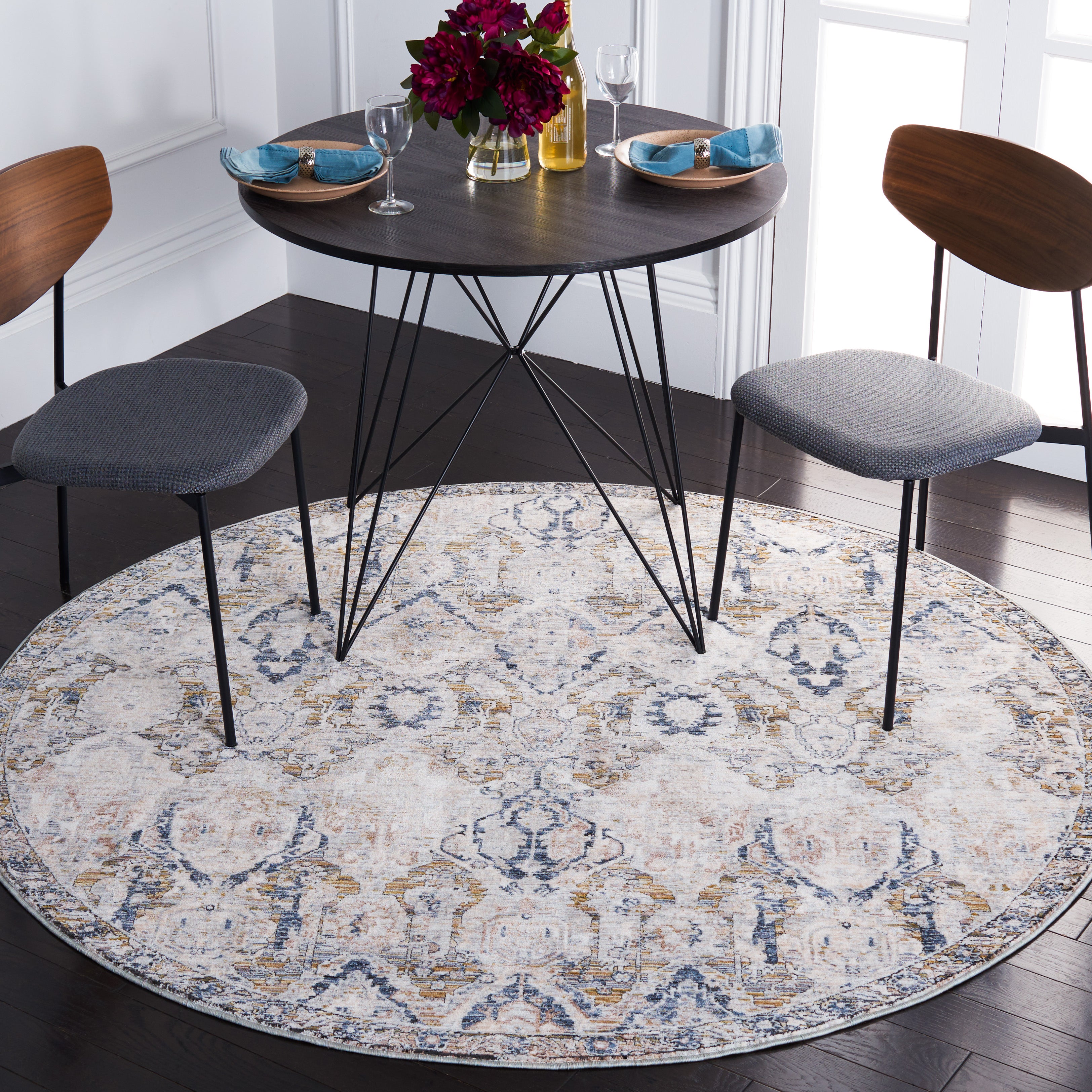 Safavieh Moondust 654 Rug, MND654 - Grey / Blue