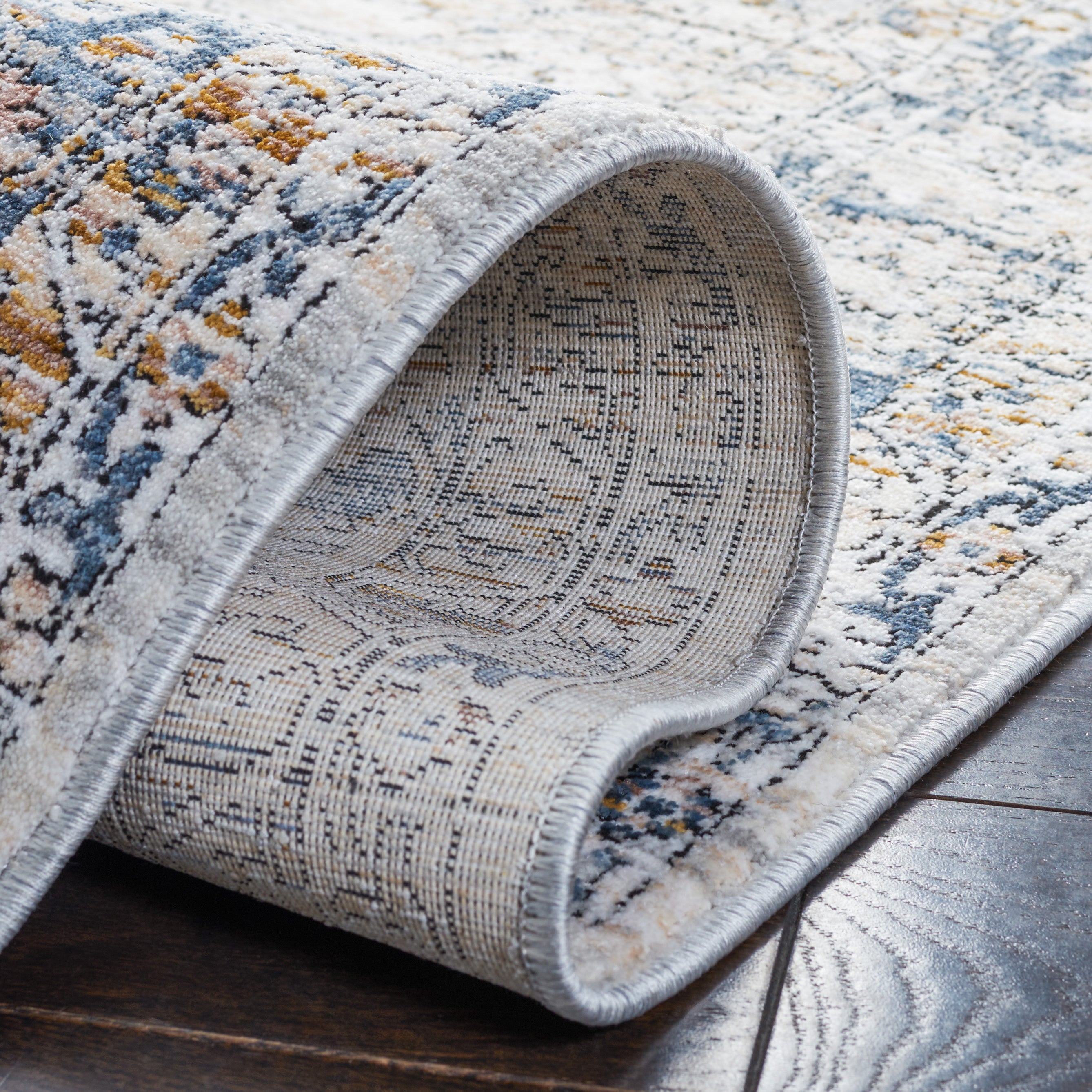 Safavieh Moondust 656 Rug, MND656 - Grey / Blue