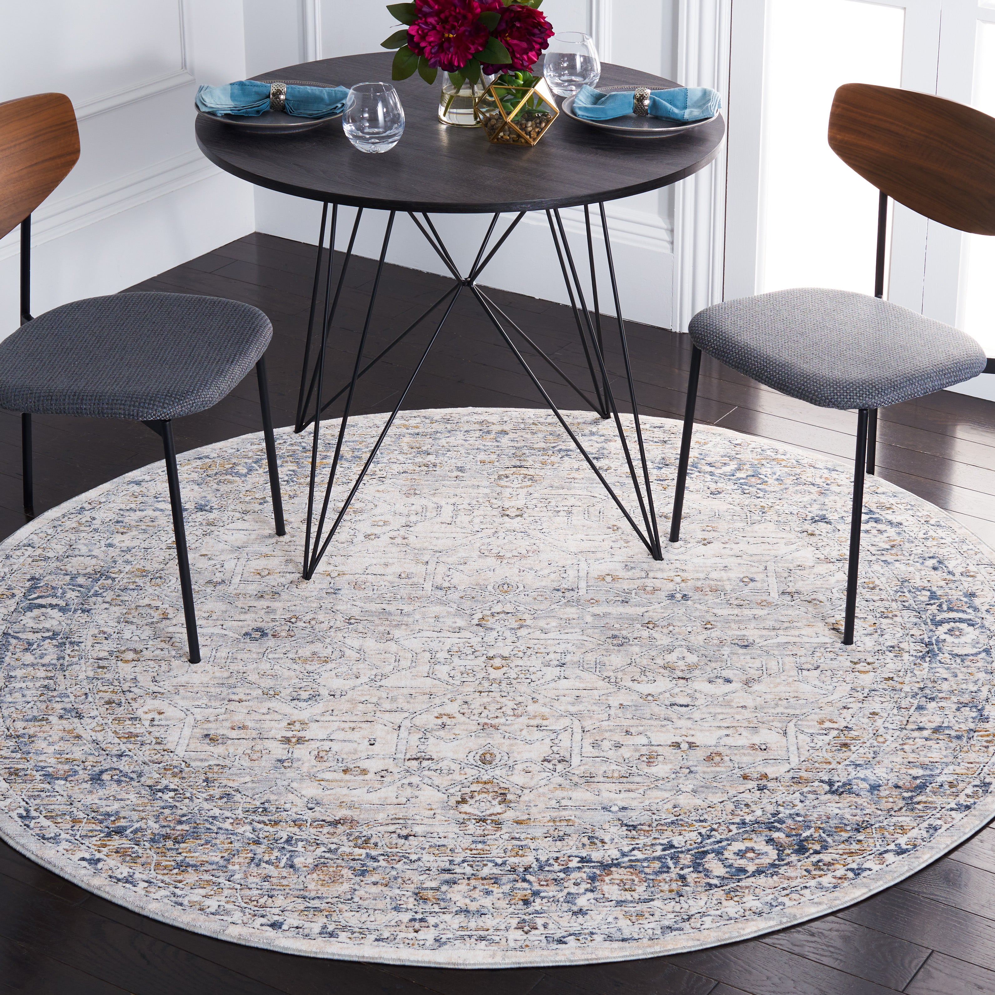 Safavieh Moondust 656 Rug, MND656 - Grey / Blue