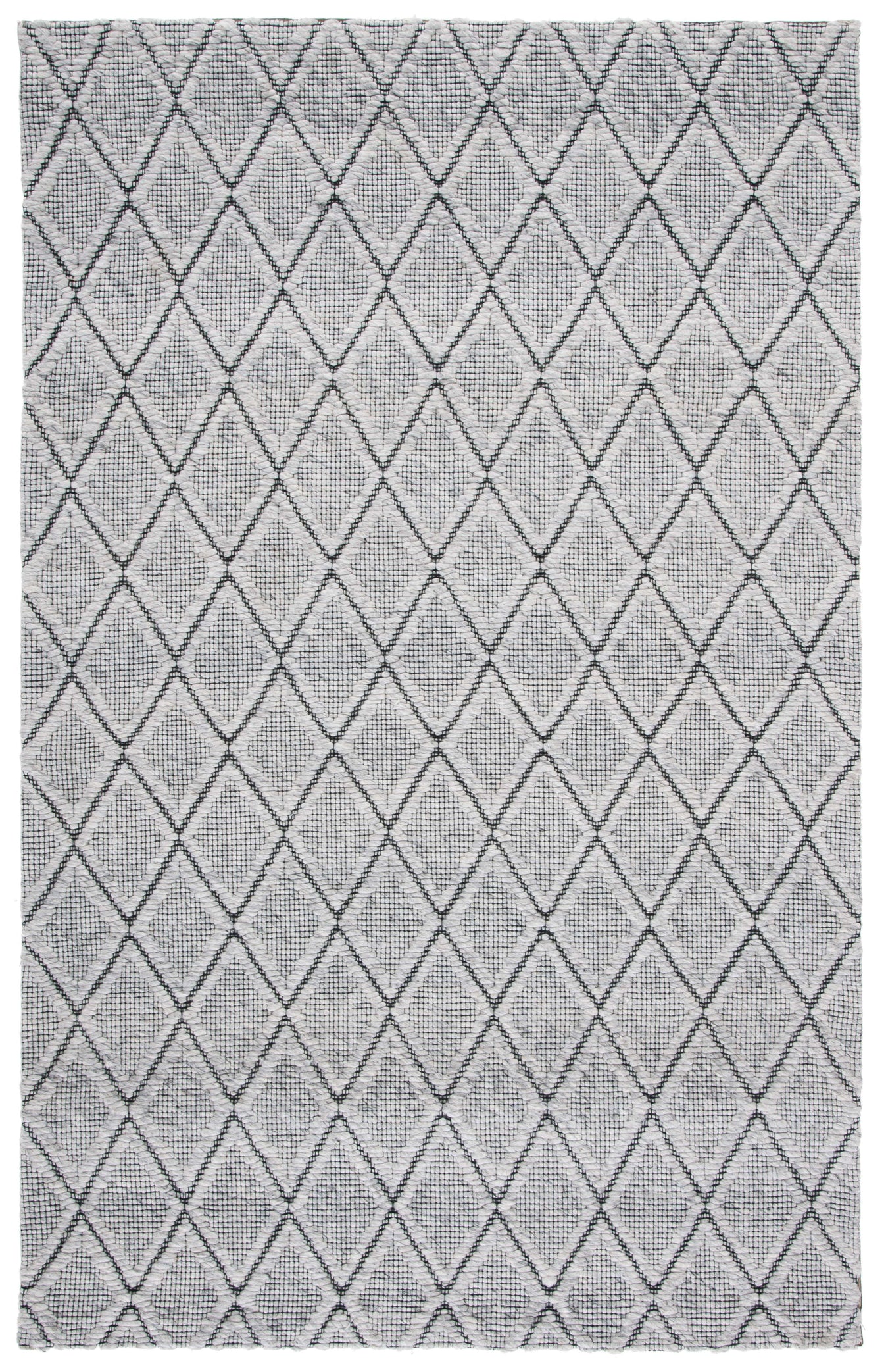 Safavieh Marbella 321 Rug, MRB321 - Light Grey / Black