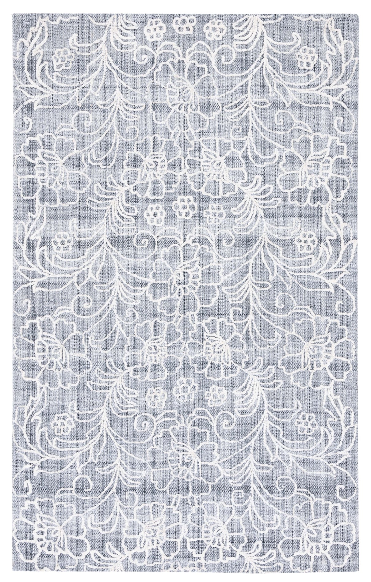 Safavieh Marbella 323 Rug, MRB323 - Dark Grey / Ivory