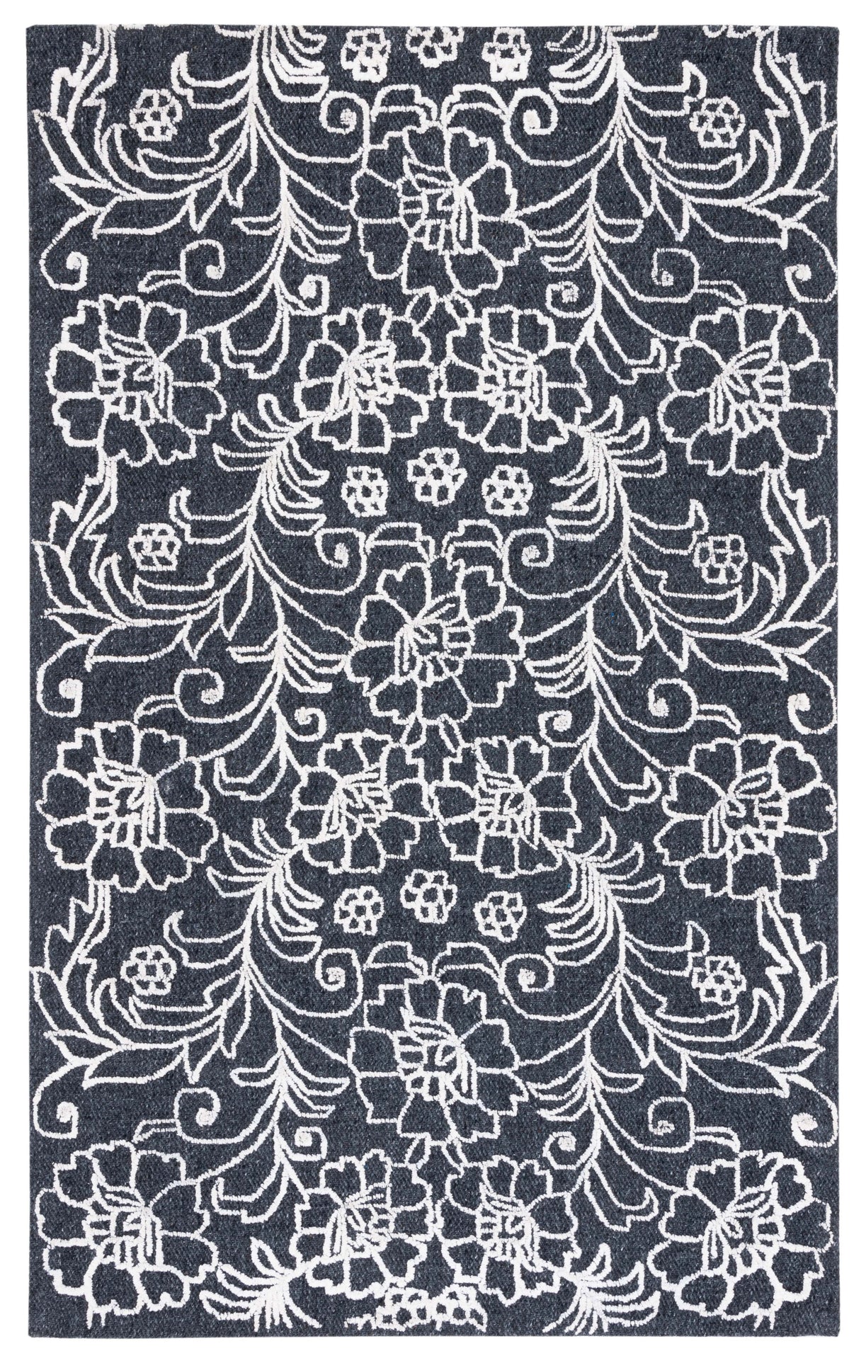 Safavieh Marbella 323 Rug, MRB323 - Black / Ivory